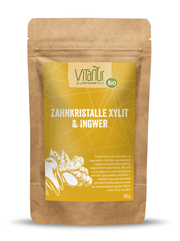 Bio-Zahnkristalle Xylit & Ingwer