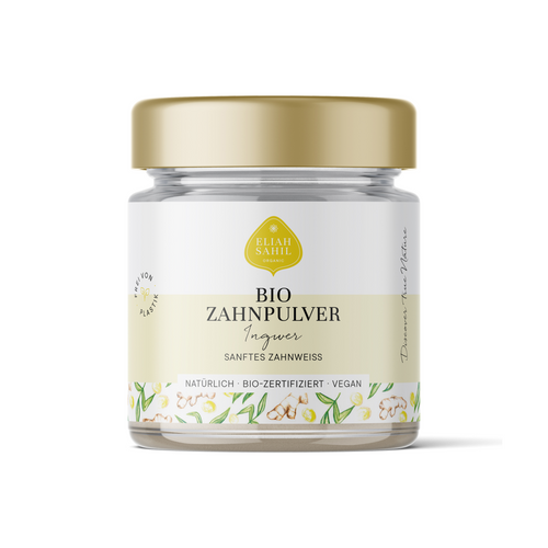 Bio-Zahnpulver Ingwer Sanftes Zahnweiß von Eliah Sahil